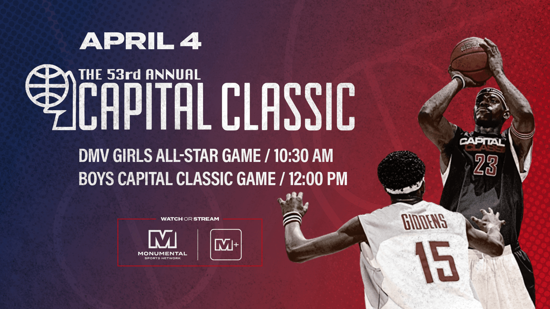 Capital Classic Returns to Capital One Arena with MNMT Broadcast