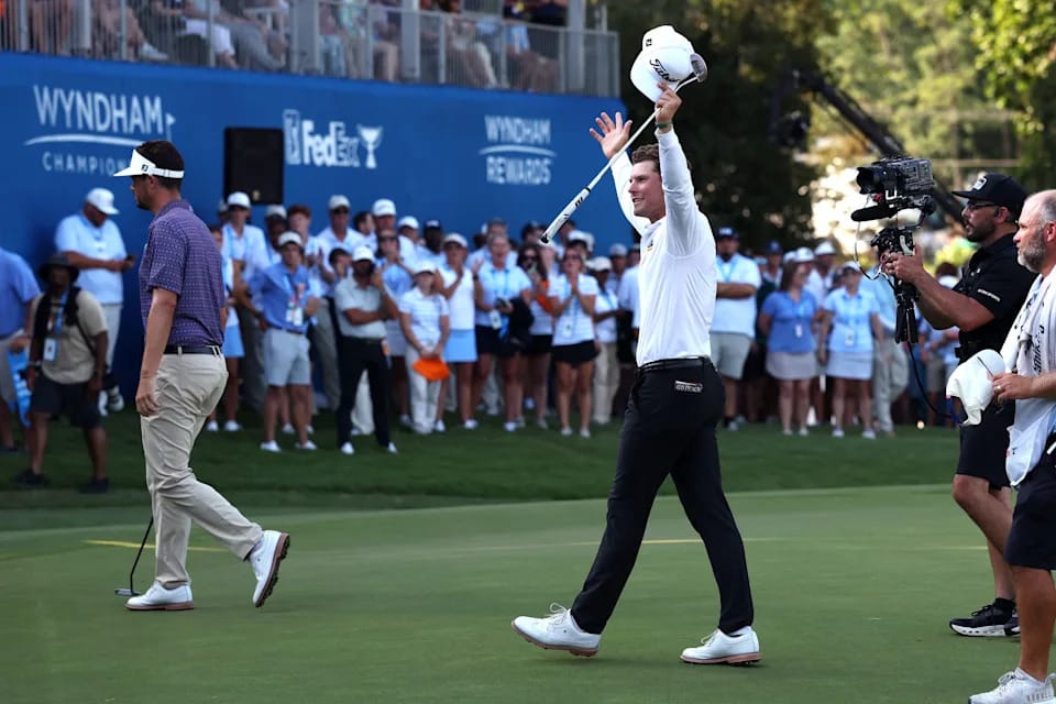 Michael Brennan Wins Wyndham Championship, Earns FedEx Playoff Spot