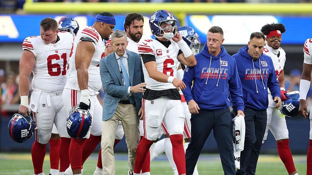 Jaxson Dart's MCL scare puts Giants right back on the clock, and Jameis Winston is their answer for now