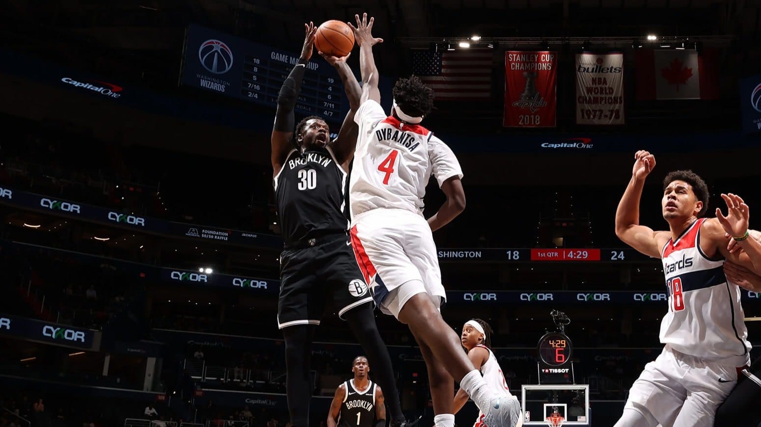 Nets hand Wizards their first loss of the season, 131-122
