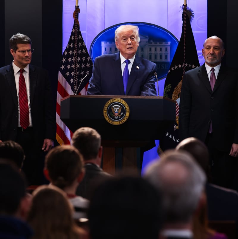 Trump Blasts 'Failing New York Times' at White House Presser