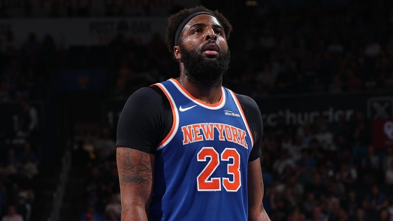 Mitchell Robinson: Knuckle Injury Before NBA Finals Came From Hitting Hand on a Truck