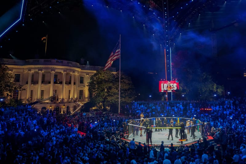 Weather Delays UFC Fight Night at the White House in DC
