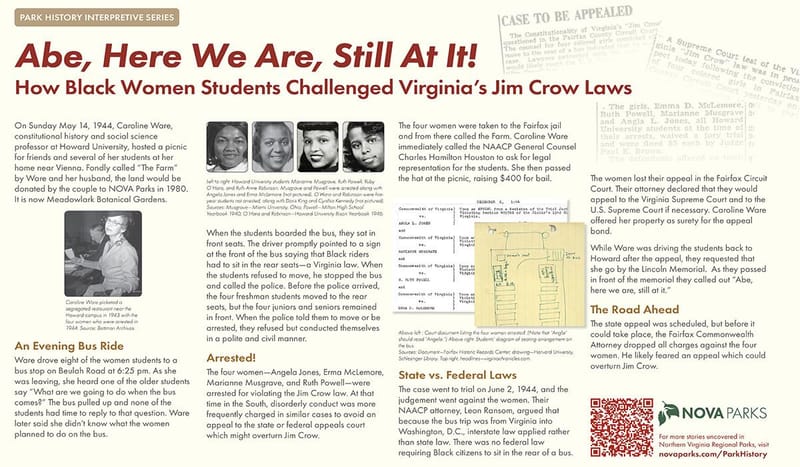 Howard University Students Who Defied Virginia's Jim Crow Bus Laws