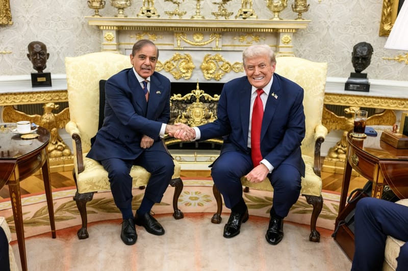 Pakistan's Sharif and Munir Meet Trump at the White House