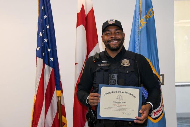 DC Honors Officer Terry Bennett With Community Celebration