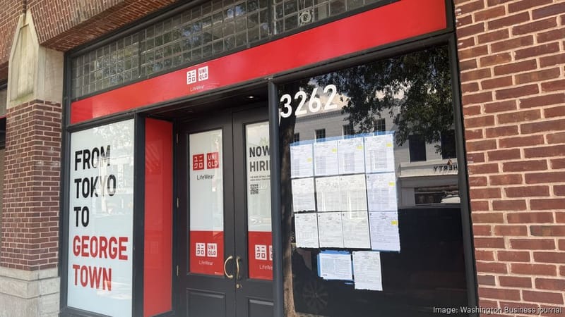 Uniqlo Is Opening at Georgetown Park — What It Means for DC Retail