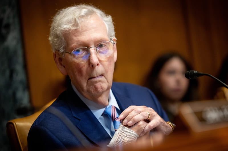 Mitch McConnell Found Unconscious at DC Home, Emergency Dispatch Confirms