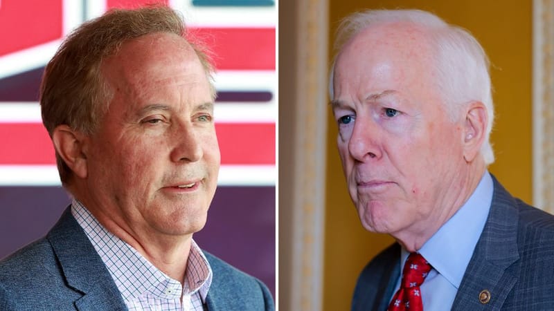 Ken Paxton vs. John Cornyn: Trump Picks a Side in Texas Senate Battle