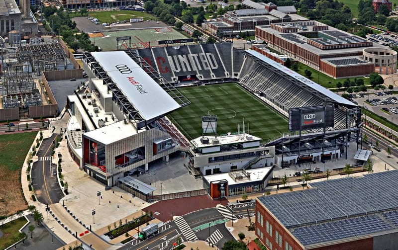 D.C. United Eyes District Partnership to Roof Audi Field