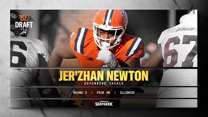 Johnny Newton's pec surgery adds to a Commanders injury list that keeps getting longer