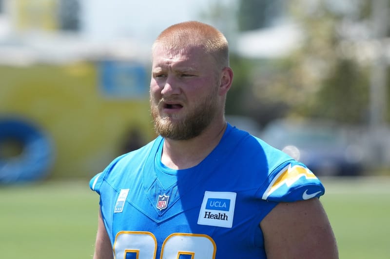 The Chargers built an offensive line to protect Justin Herbert. Two days before their first preseason game, it's already in ruins.