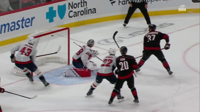 Capitals fall 4-2 in Raleigh as Svechnikov runs the show