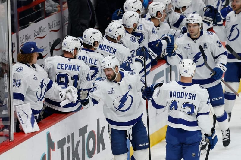Capitals fall 3-1 in Tampa as Guentzel runs the show