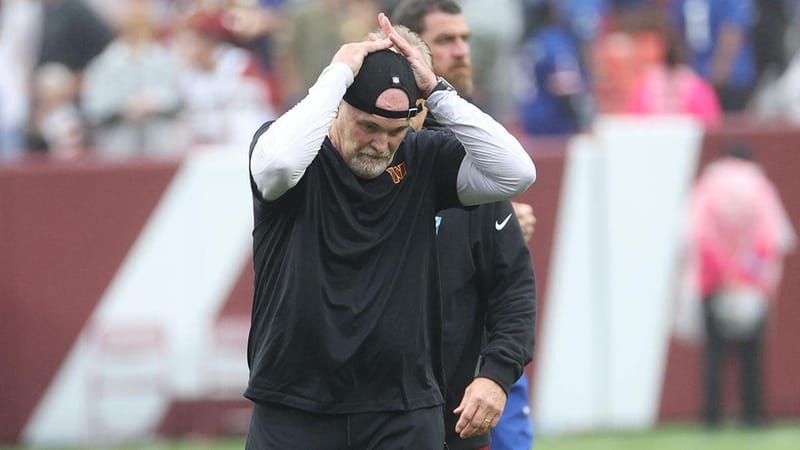 Dan Quinn let the clock run out and now the Commanders are 1-3-1