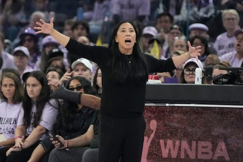 Natalie Nakase collapsed on the Chase Center floor. Then she drew up the play that won the game.