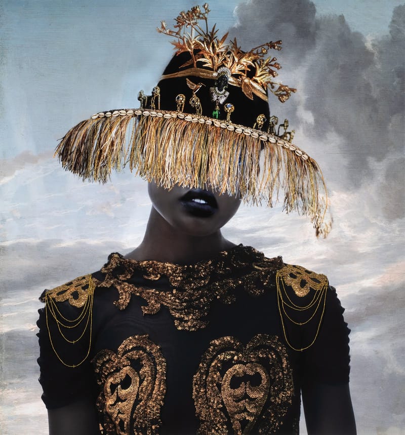 Tawny Chatmon's first DC museum show puts gold, embroidery, and Black childhood on the walls of NMWA