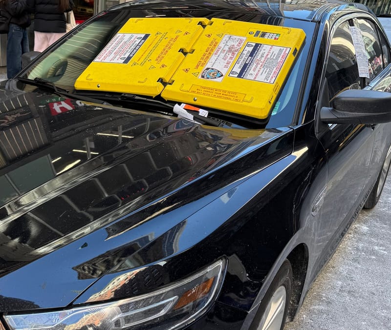 What happens if you park without a permit in Washington, D.C.?